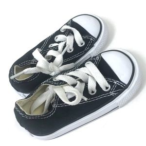 Infant size 4 Black Converse